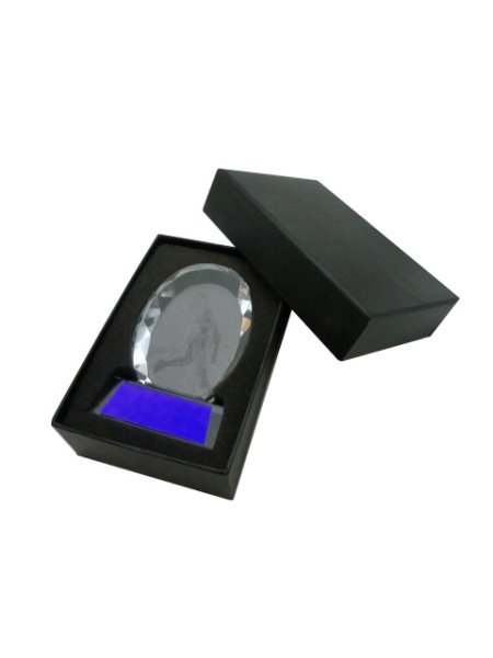 画像3: 2Dデザイン・野球/ソフトボール専用クリスタルトロフィー / 811  (3)