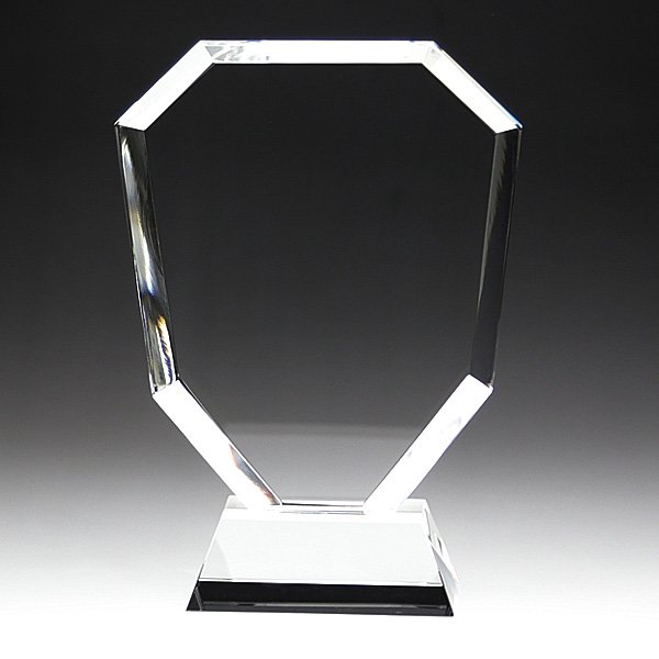 画像5: クリスタルトロフィー　盾タイプ　DP-2　/ 【サンドブラスト彫刻】　または 【UV印刷】 (5)