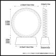 画像7: クリスタルトロフィー　盾タイプ　DP-3　/【 2Dレーザー彫刻 】 (7)