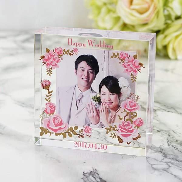 画像15: クリスタル　ペーパーウエイト　（正方形）　DW-22　　【サンドブラスト彫刻】　または　【ＵＶカラー印刷】 (15)