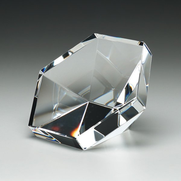 画像5: クリスタル製　メモリアルオブジェ　/ヘキサゴン（六角形）　DW-25　/  【サンドブラスト彫刻】または【ＵＶカラー印刷】  (5)