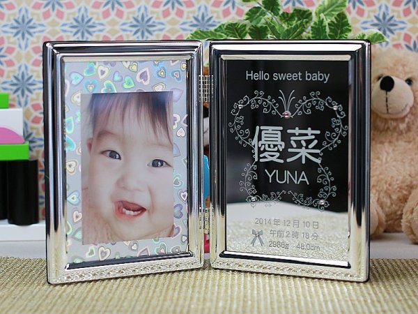 画像3: 【キャビネサイズ】　フォトフレーム/ミラー・金属プレート使用/  DF-6　/　【サンドブラスト彫刻】　または　【UVカラー印刷】 (3)