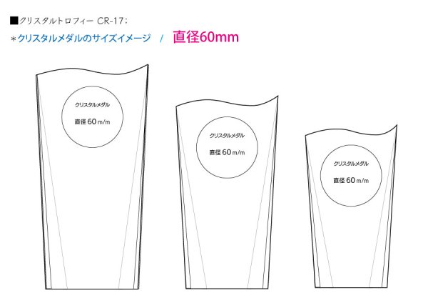 画像16: クリスタルトロフィー　CR-17　/　【サンドブラスト彫刻】または【ＵＶ印刷】 (16)