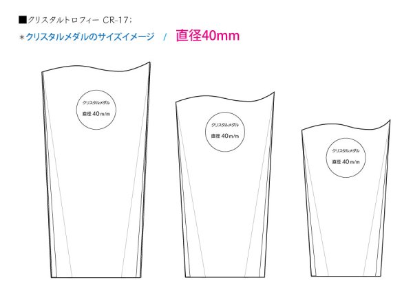 画像18: クリスタルトロフィー　CR-17　/　【サンドブラスト彫刻】または【ＵＶ印刷】 (18)