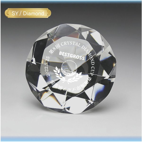 画像4: クリスタルト製ダイヤモンド　SY1 ・ SY2 ・ SY3 ・ SY4　/　【2Dレーザー彫刻】 (4)