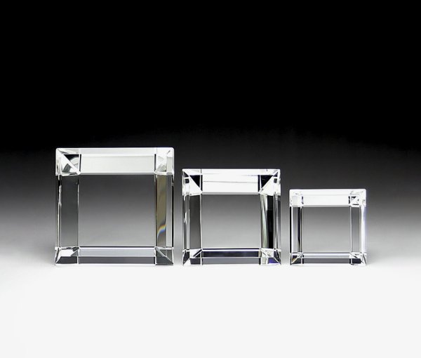 画像3: クリスタル製　メモリアルオブジェ　CR-27  / 【サンドブラスト彫刻】 または 【ＵＶカラー印刷】 (3)