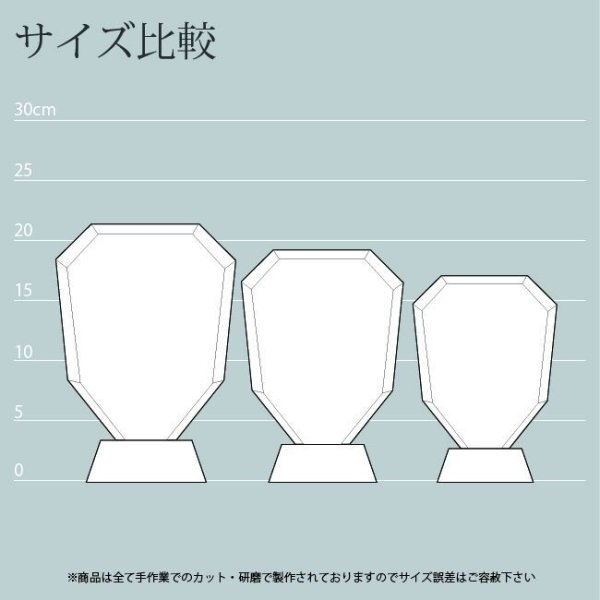 画像3: クリスタルトロフィー　盾タイプ　DP-2　/ 【サンドブラスト彫刻】　または 【UV印刷】 (3)
