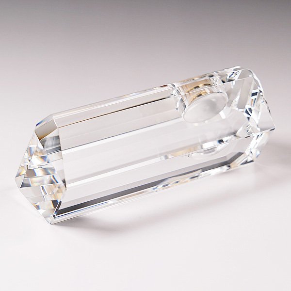 画像7: 時計付　クリスタル製　メモリアルオブジェ　コンパクトタイプ　DT-8　/　【サンドブラスト彫刻】 または【UVカラー印刷】 (7)