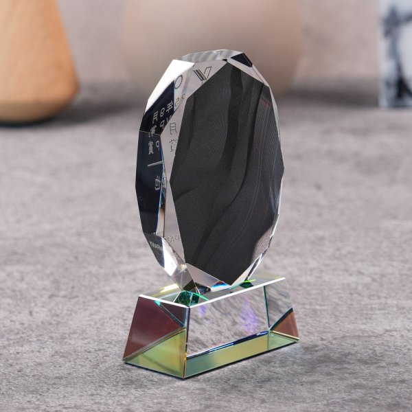 画像5: 【ブラックビューティー】　クリスタルトロフィー　CRB-16　/　（UV印刷＋サンドブラスト彫刻に色入れ）】 (5)