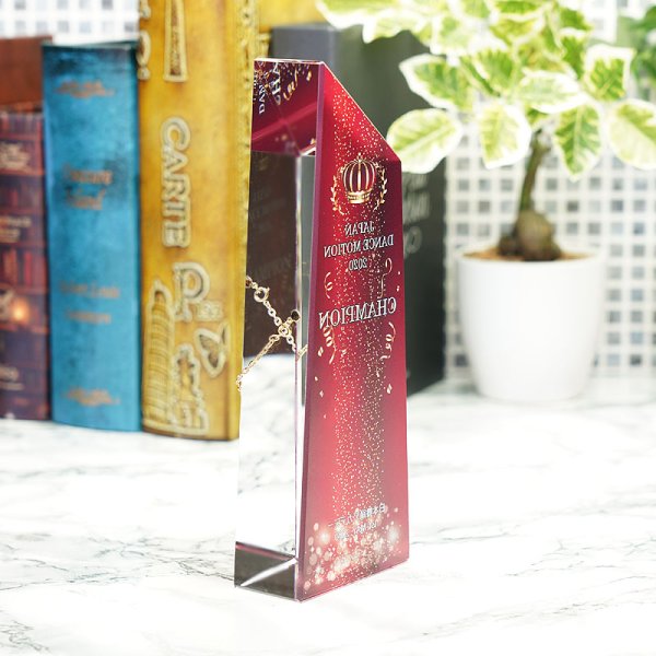 画像3: 　【UVカラー印刷】　　ジュエリー付　クリスタルトロフィー　CRJ-23 (3)