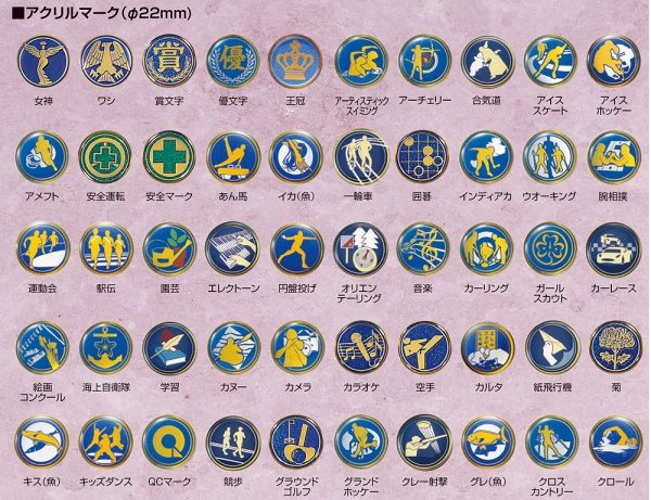 画像2: ワシ・4MR-801メダル　（直径80ｍｍ）　アクリルマーク付　【30%OFF】【文字代無料】 (2)