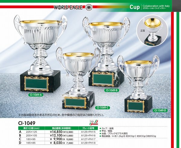 画像1: MADE IN ITALY　優勝カップ　CI-1049　（旧：CI-1186） 【30%OFF】【文字代無料】 (1)